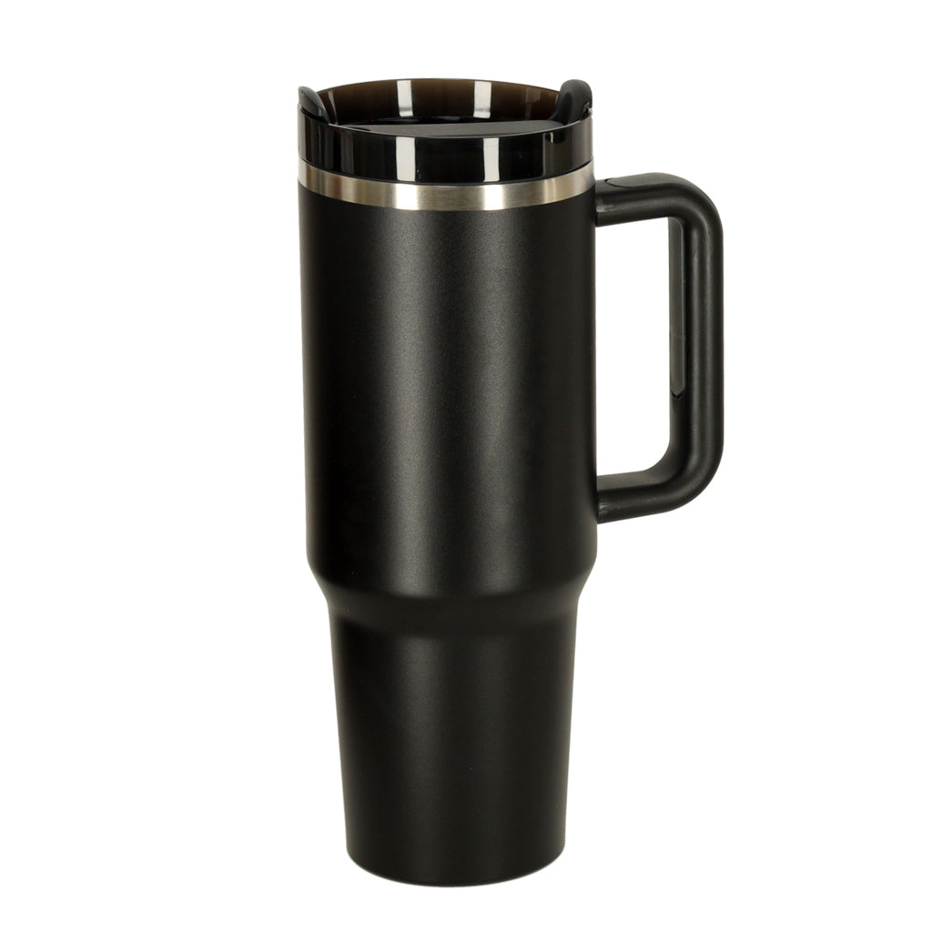 Termokrūze ar rokturi, melna, 1200ml