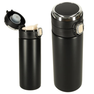 Termoss ar iemuti un LED displeju, melna, 350ml 