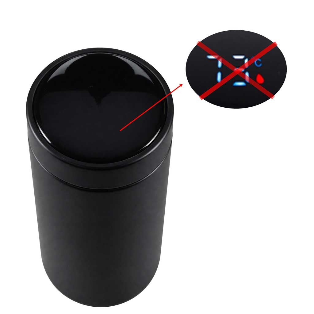Viedais termoss ar LED displeju, melna, 500ml Viedais termoss ar LED displeju, melns, 500ml