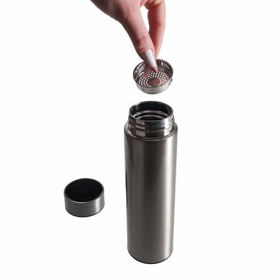 Viedais termoss ar LED displeju, sudrabs, 500ml 