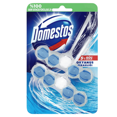 Tualetes bloks ar okeāna aromātu, Domestos, 2x50g