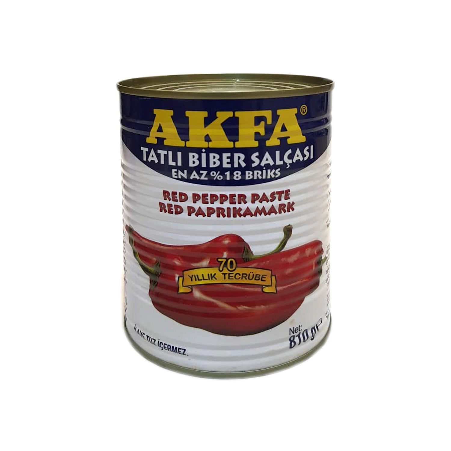 Akfa, paprikas pasta, saldā, 810g 