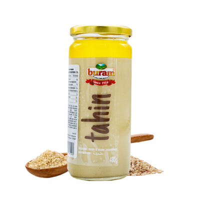 Buram tahin Sezama pasta, stikla 480g