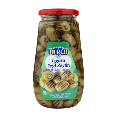 Burcu keptos žaliosios alyvuogės 520g