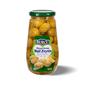 Burcu iegrieztas zaļās olīvas 580g