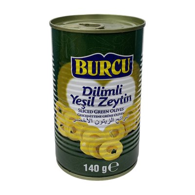 Burcu pjaustytos žaliosios alyvuogės 140g