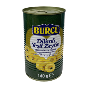 Burcu sagrieztas zaļās olīvas 140g