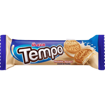 Cepumi ar vaniļas krēmu, TEMPO, Ulker, 61g