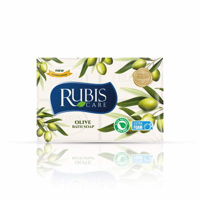 Dabīgās ziepes,  RUBIS, olīvu aromāts 150 g x 4 gab. 