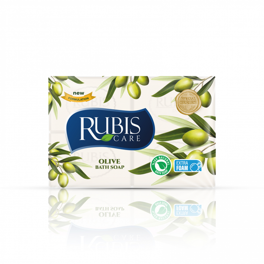 Dabīgās ziepes,  RUBIS, olīvu aromāts 150 g x 4 gab.