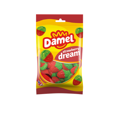 Конфеты желейные Damel Клубника Мечта 100г Халяль (63146)