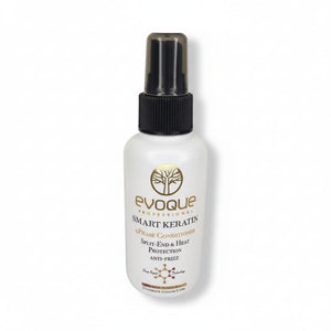 EVOQUE PROFESSIONAL SMART KERATIN ANTI FRIZZ, divfāžu pret pūkošanās kondicionieris, ceļojumu izmērs, 100ml