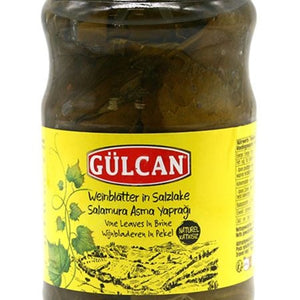 Gülcan, sālītas vīnogu lapas, 650g