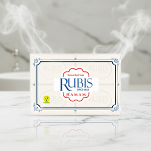 Dabīgās Turku pirts hamam ziepes,  RUBIS HAMAM, 150 g x 4 gab.