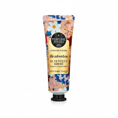 Perfume Jewels The Adventure roku un ķermeņa krēms 50ml minimāls produkta foto baltā fonā