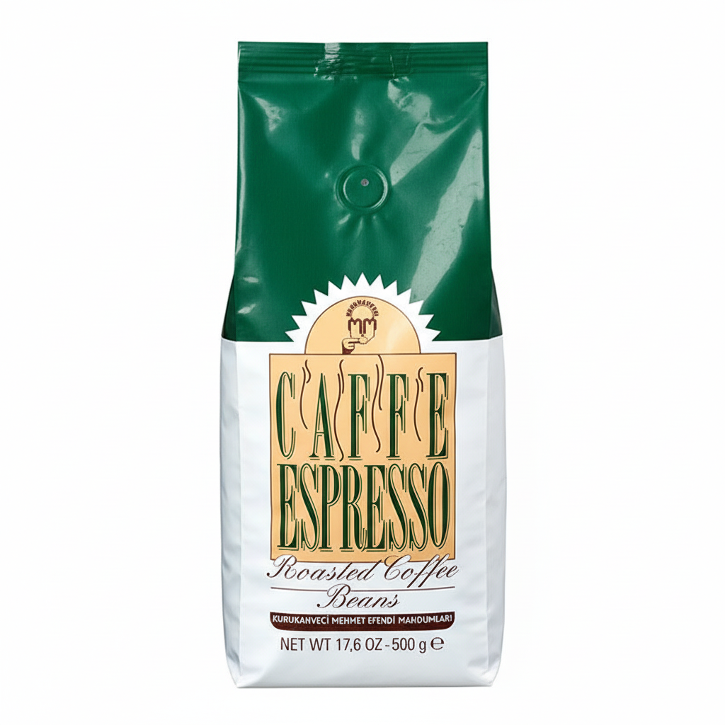 Kafijas ESPRESSO pupiņas KURUKAHVECI MEHMET EFENDI, 500g Kurukahveci Mehmet Efendi espresso 500g e-ticaret