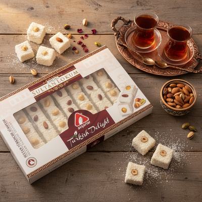 Avşarlar Özel Sultan Türk Lokumu 350g Avşarlar Sultan lokum Türk çayı lifestyle