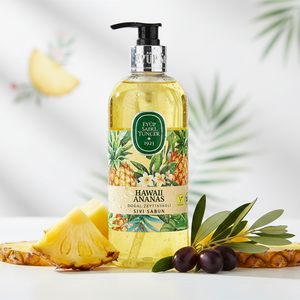 Eyup Sabri Tuncer Dabīgās olīveļļas šķidrās roku ziepes Havajas ananāss 500 ml