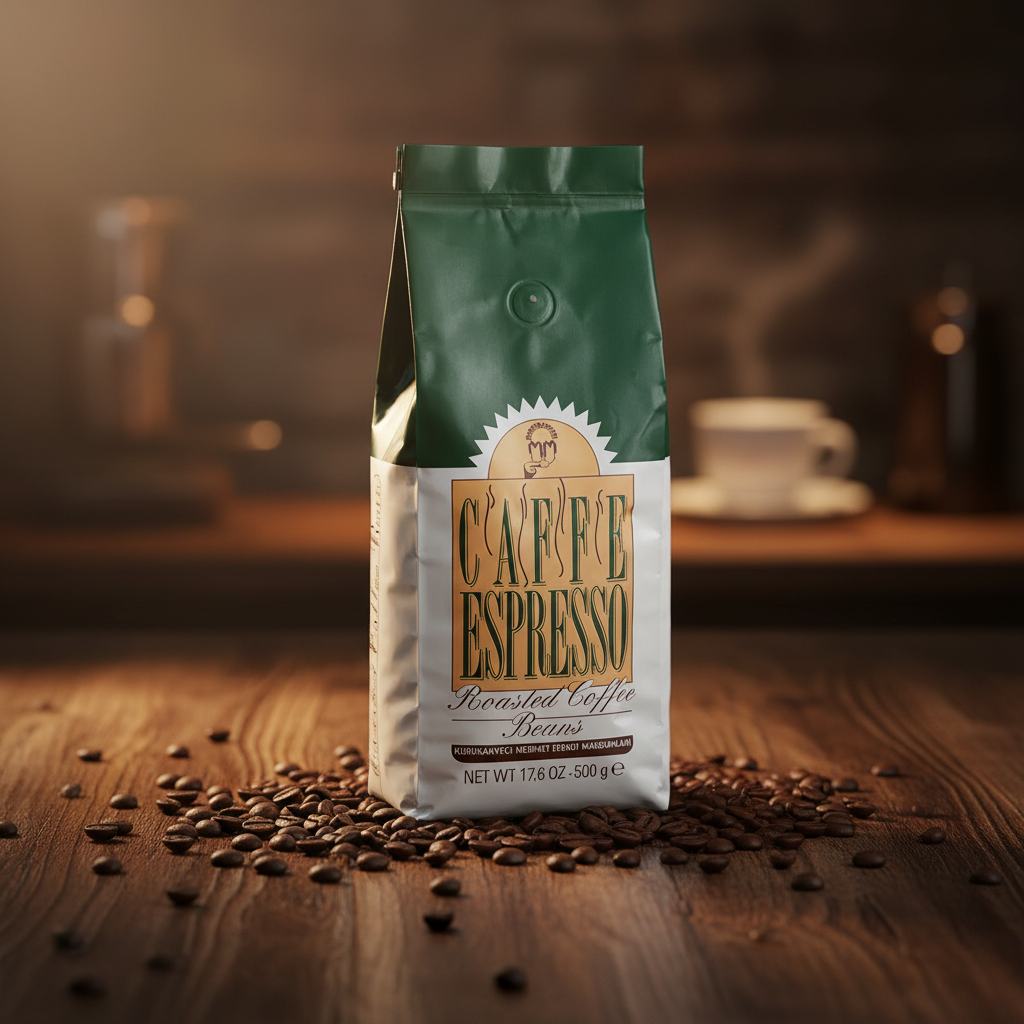 Mehmet Efendi Espresso kahve çekirdekleri 500g premium sunum