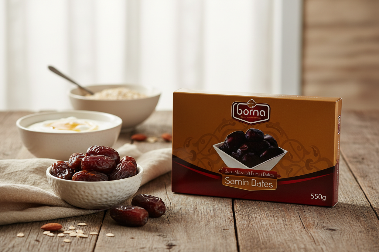 Svaigas dateles, 550g Svaigas dateles 550g brokastis ar jogurtu un putru, veselīga uzkoda, dabīgs apgaismojums