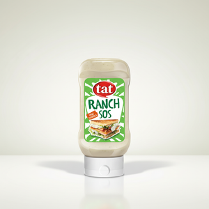 Tat Ranč mērce 220g minimālistiskā produkta fotogrāfijā uz baltā fona