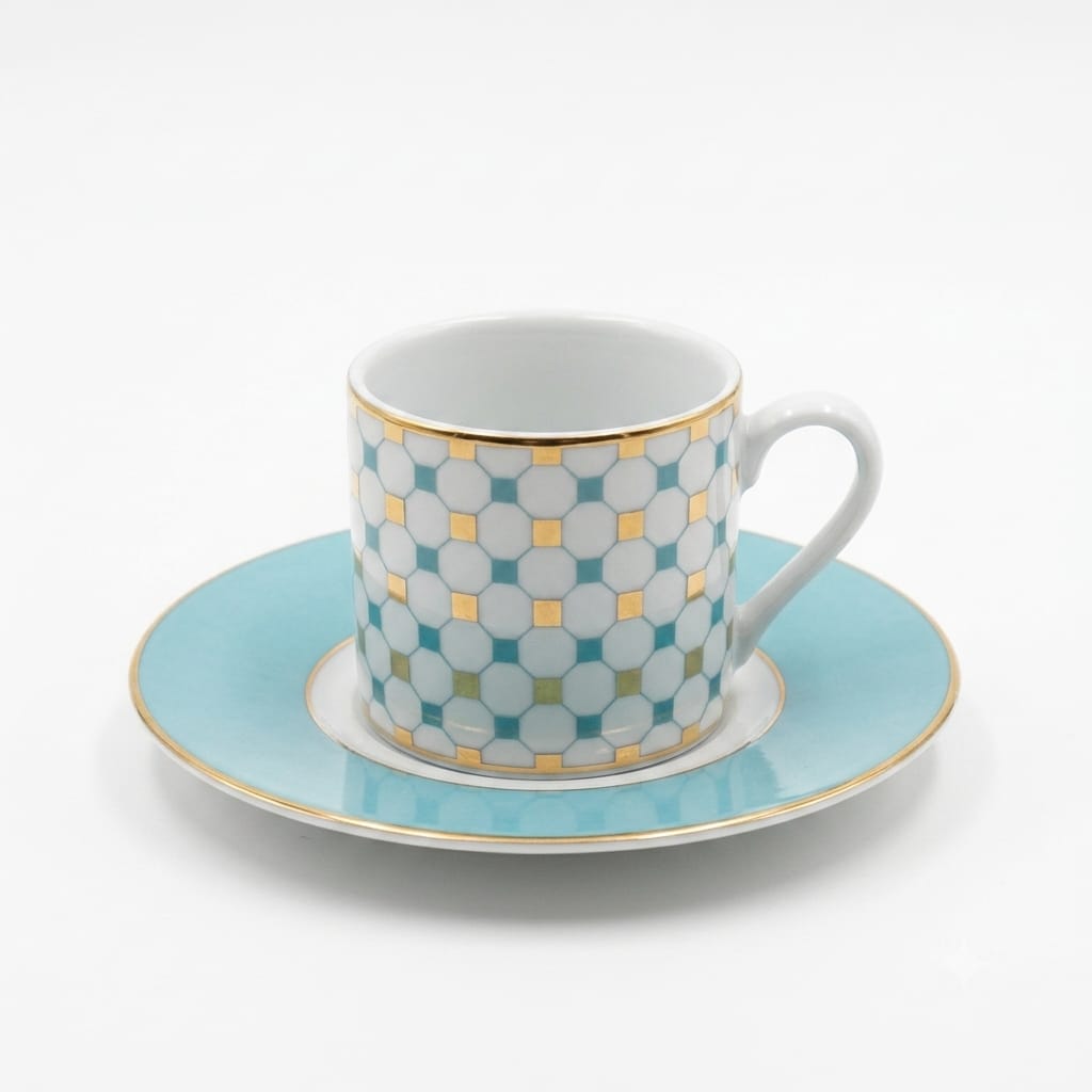 Porcelāna kafijas tasīte ar apakštasīti, Kütahya Porselen, Rüya