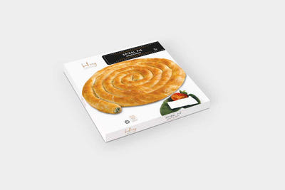 Lezza sūrio ir špinatų spiralinis pyragas 800g