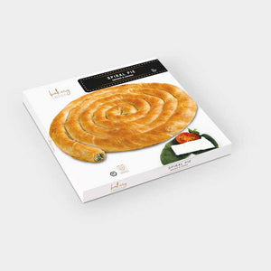 Lezza spirāļpīrāgs ar sieru un spinātiem 800g