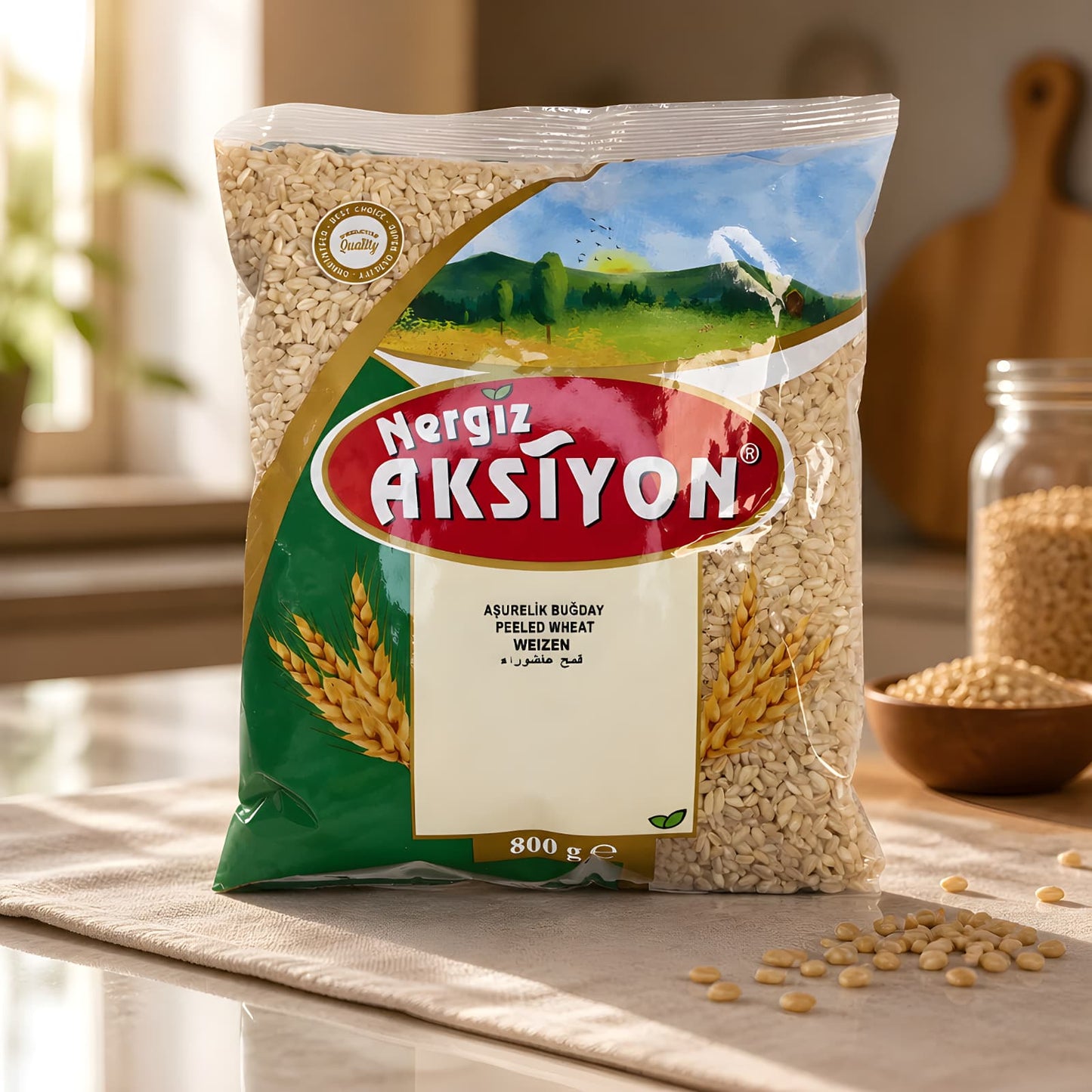 Lobīti kviešu graudi, Nergiz Aksiyon, 800g