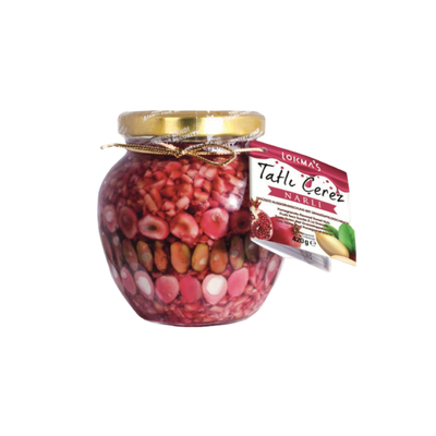 Lokmos riešutai granatų sirupe 420g