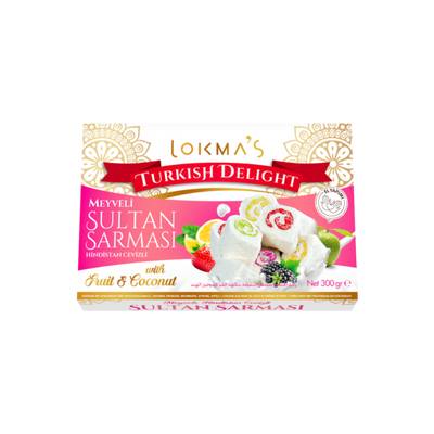 Lokmos sultono lokumas su vaisiais 300g