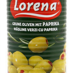 Lorena, Zeytin Zaļās olīvas ar papriku, 300g