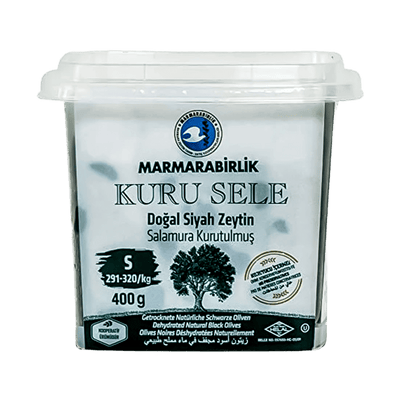 Marmarabirlik juodosios alyvuogės, džiovintos S dydis 400g
