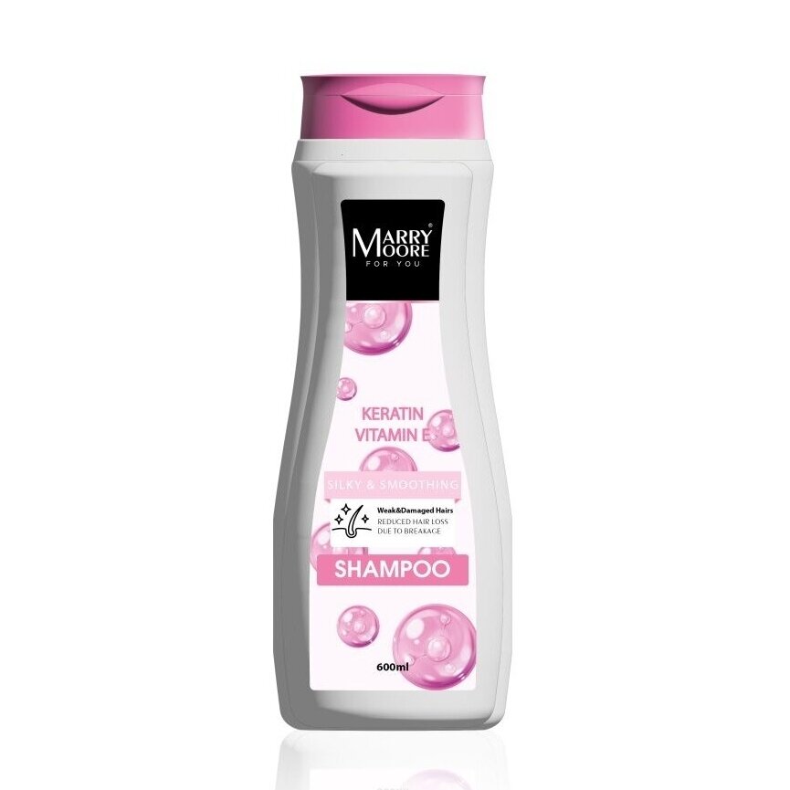 Matu šampūns ar keratīnu, MARRY MOORE, 400ml Matu šampūns ar keratīnu, MARRY MOORE, 400ml
