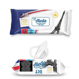 Mitrās salvetes, ALEDA, Francijas dizains, 120 gab