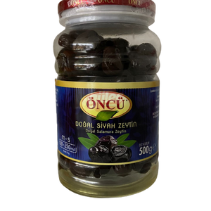 Öncu melnās olīvas M izmērs 500g