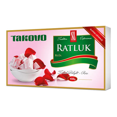 Swisslion Takovo rožių skonio lokumas 450g