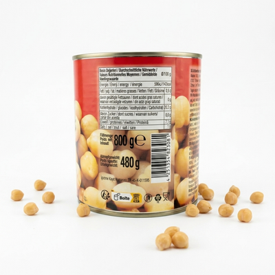 Vārīti turku zirņi (aunazirņi), Nergiz Aksiyon, 480g/800g 