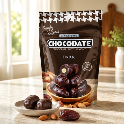 Dateles tumšajā šokolādē, Chocodate, 90g