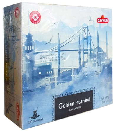 Çaykur Zelta Stambula, Earl Grey tēja, 100 maisiņi 200g 