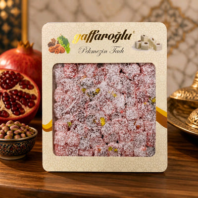 Lukums ar granātābolu garšu, dubultgrauzdēts, Gaffaroglu, 400g
