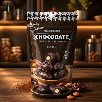 Dateles tumšajā šokolādē, Chocodate, 90g 