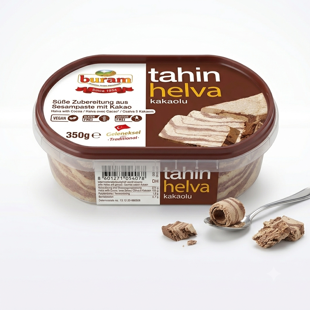 Buram çikolatalı Helva 350g