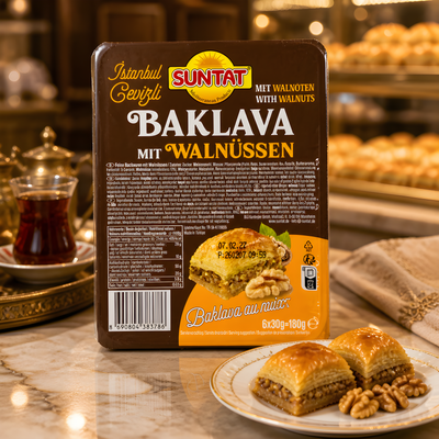 Baklava ar valriekstiem, SUNTAT, 180g