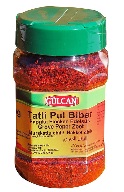 Gülcan saldā čili piparu garšviela, pārslās 180g