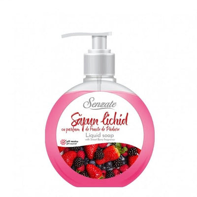 Šķidrās ziepes ar saldo ogu aromātu, SENZATE, 500ml 