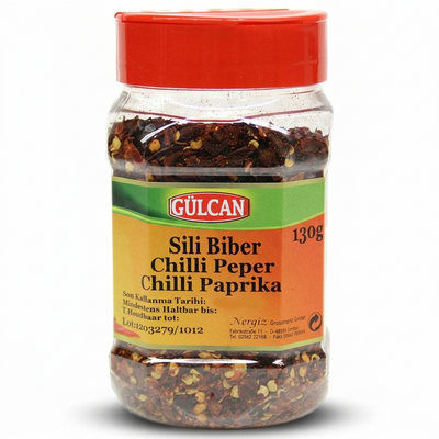 Smalcināti čili pipari, Gülcan Baharat, 130g