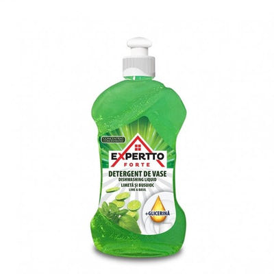 Trauku mazgāšanas līdzeklis ar laima un bazilika aromātu, EXPERTTO FORTE, 500ml