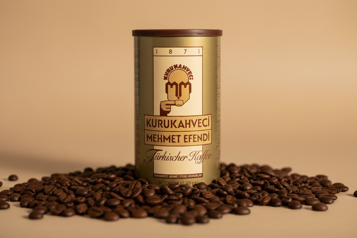 Kurukahveci Mehmet Efendi turkiška kava 500g Turkish Coffee Close-up
