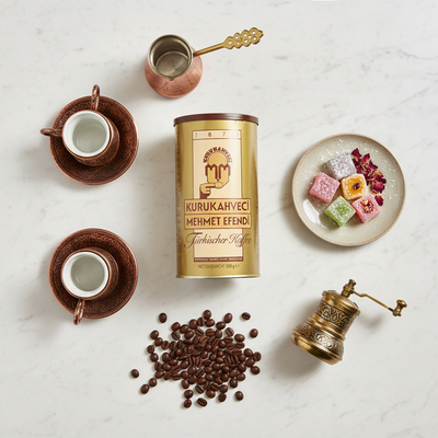 Turkish Coffee Flat Lay
